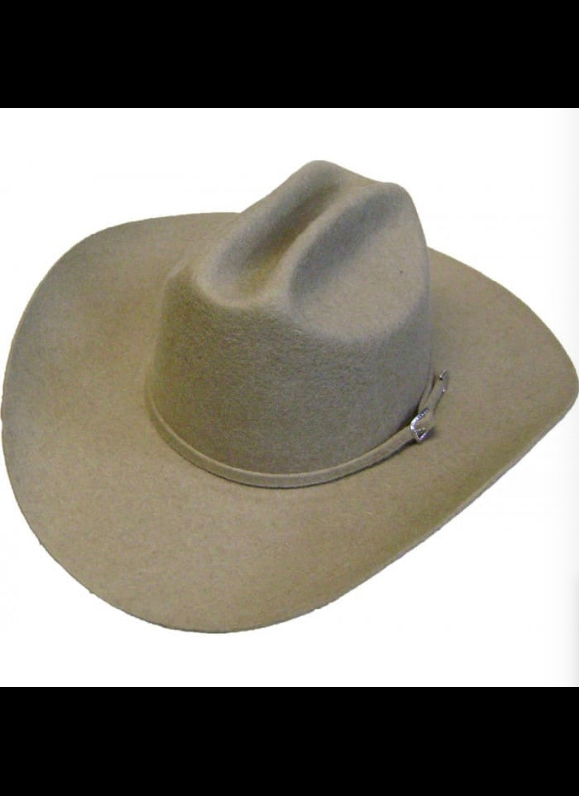 100 % Felt Cattleman Hat Tobacco Large 7 3/8 - 7 5/8