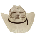 Bengora Straw Western Hat - Ivory / XL